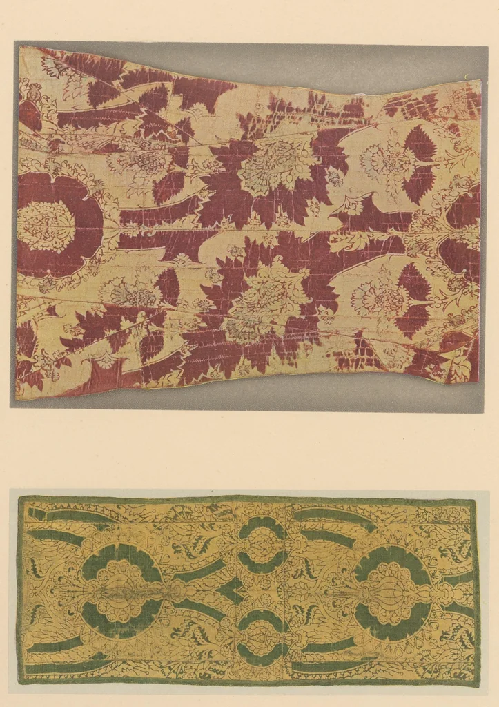 An illustration from La collection Kelekian. : Étoffes & tapis d'Orient & de Venise, 1900, leaf 96