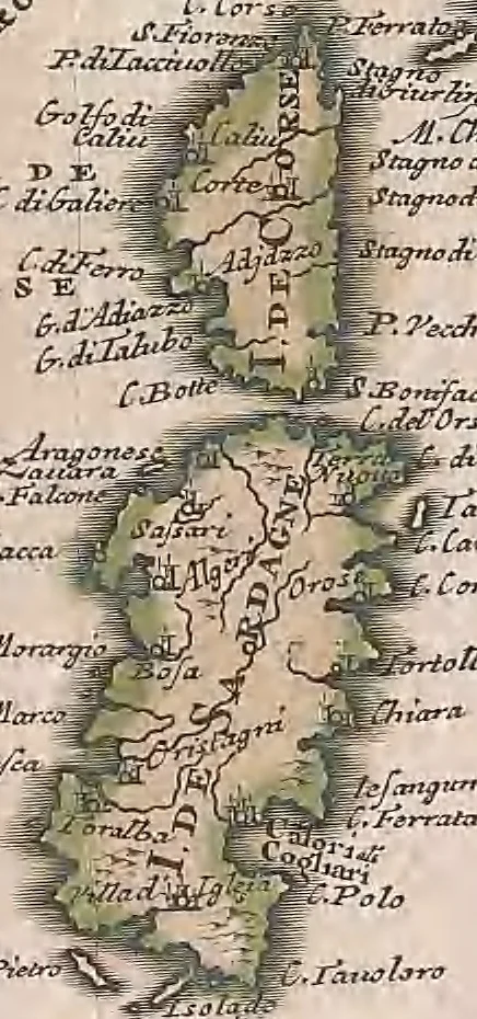 An illustration from A collection of maps of Europe, Asia, Africa, North America, and South America, circa 1700-1725, by Sr. Sanson, Guillieme de l'Isle, Peter Schenck, and others. [cartographic material], 1700, leaf 10