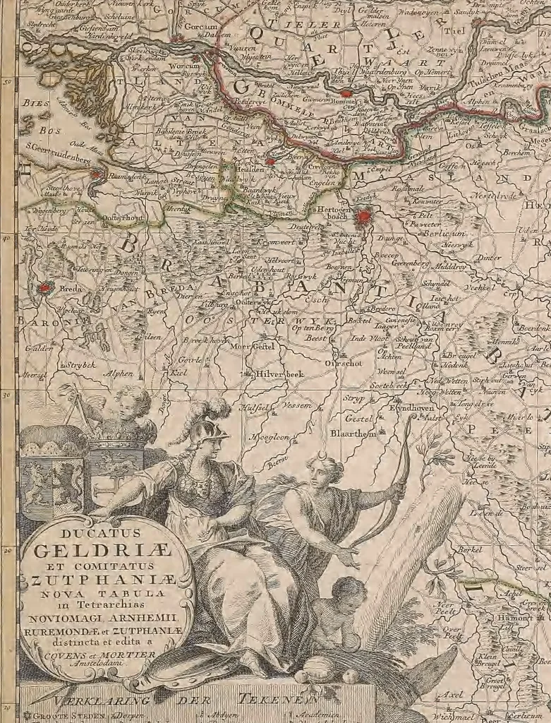 An illustration from A collection of maps of Europe, Asia, Africa, North America, and South America, circa 1700-1725, by Sr. Sanson, Guillieme de l'Isle, Peter Schenck, and others. [cartographic material], 1700, leaf 106