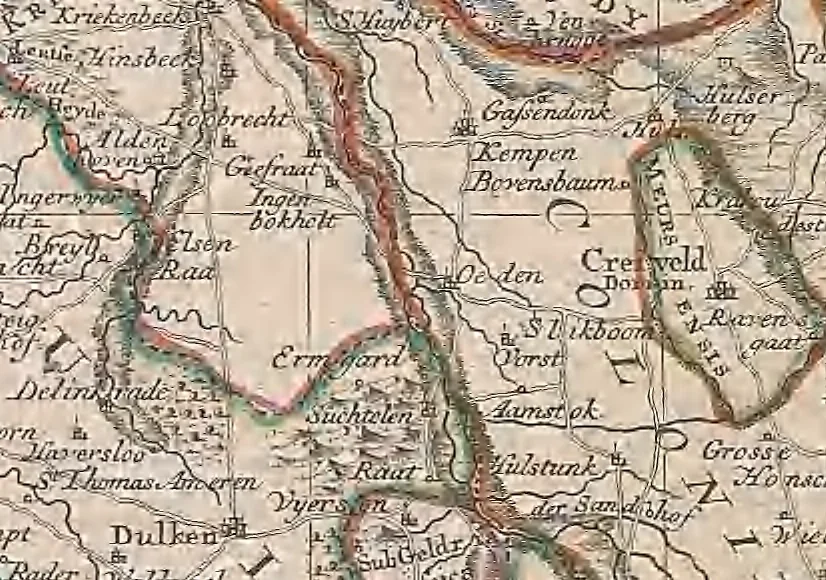 An illustration from A collection of maps of Europe, Asia, Africa, North America, and South America, circa 1700-1725, by Sr. Sanson, Guillieme de l'Isle, Peter Schenck, and others. [cartographic material], 1700, leaf 106