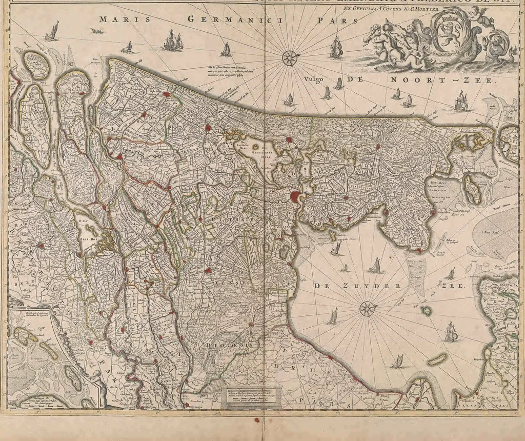 An illustration from A collection of maps of Europe, Asia, Africa, North America, and South America, circa 1700-1725, by Sr. Sanson, Guillieme de l'Isle, Peter Schenck, and others. [cartographic material], 1700, leaf 110