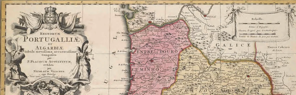 An illustration from A collection of maps of Europe, Asia, Africa, North America, and South America, circa 1700-1725, by Sr. Sanson, Guillieme de l'Isle, Peter Schenck, and others. [cartographic material], 1700, leaf 14