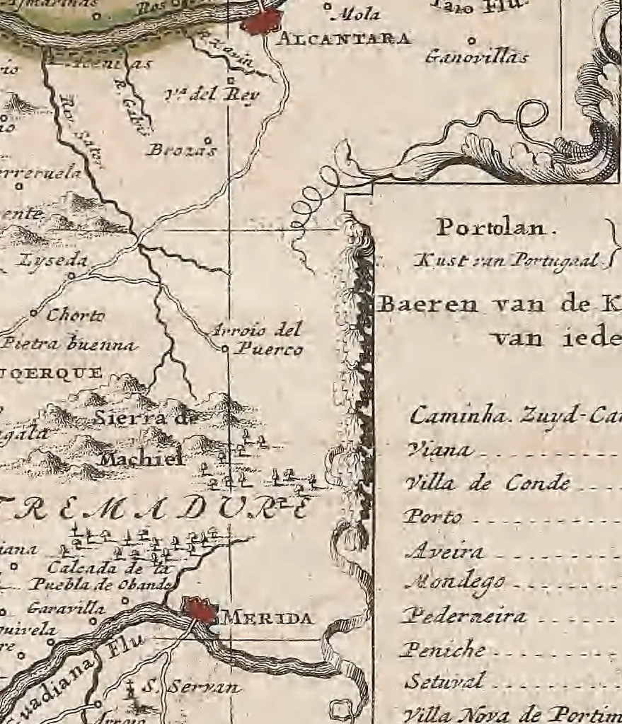 An illustration from A collection of maps of Europe, Asia, Africa, North America, and South America, circa 1700-1725, by Sr. Sanson, Guillieme de l'Isle, Peter Schenck, and others. [cartographic material], 1700, leaf 14