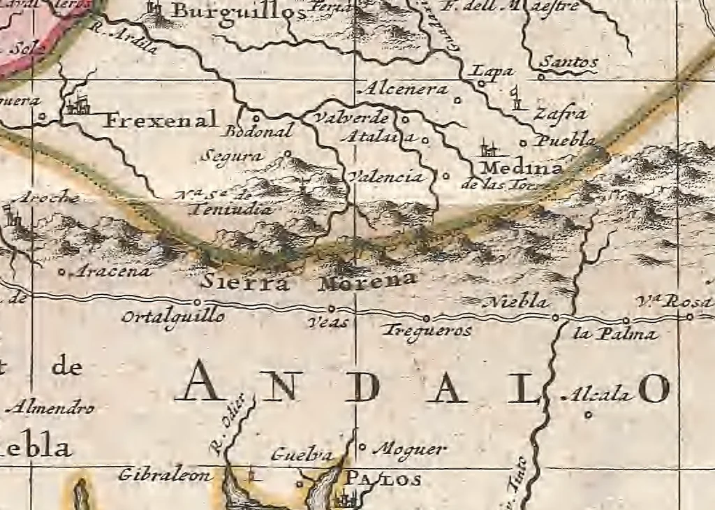 An illustration from A collection of maps of Europe, Asia, Africa, North America, and South America, circa 1700-1725, by Sr. Sanson, Guillieme de l'Isle, Peter Schenck, and others. [cartographic material], 1700, leaf 14