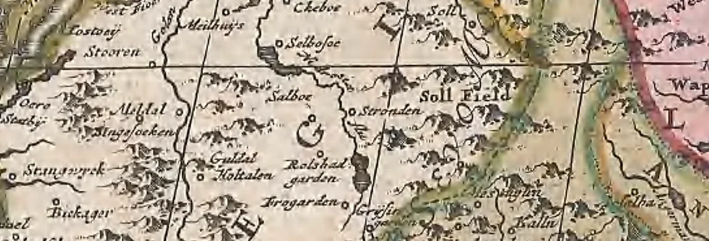 An illustration from A collection of maps of Europe, Asia, Africa, North America, and South America, circa 1700-1725, by Sr. Sanson, Guillieme de l'Isle, Peter Schenck, and others. [cartographic material], 1700, leaf 146