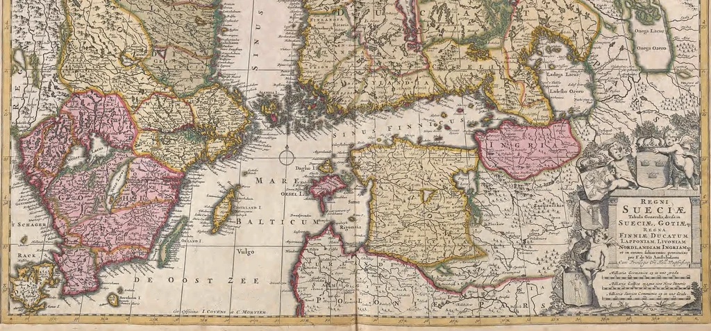 An illustration from A collection of maps of Europe, Asia, Africa, North America, and South America, circa 1700-1725, by Sr. Sanson, Guillieme de l'Isle, Peter Schenck, and others. [cartographic material], 1700, leaf 146
