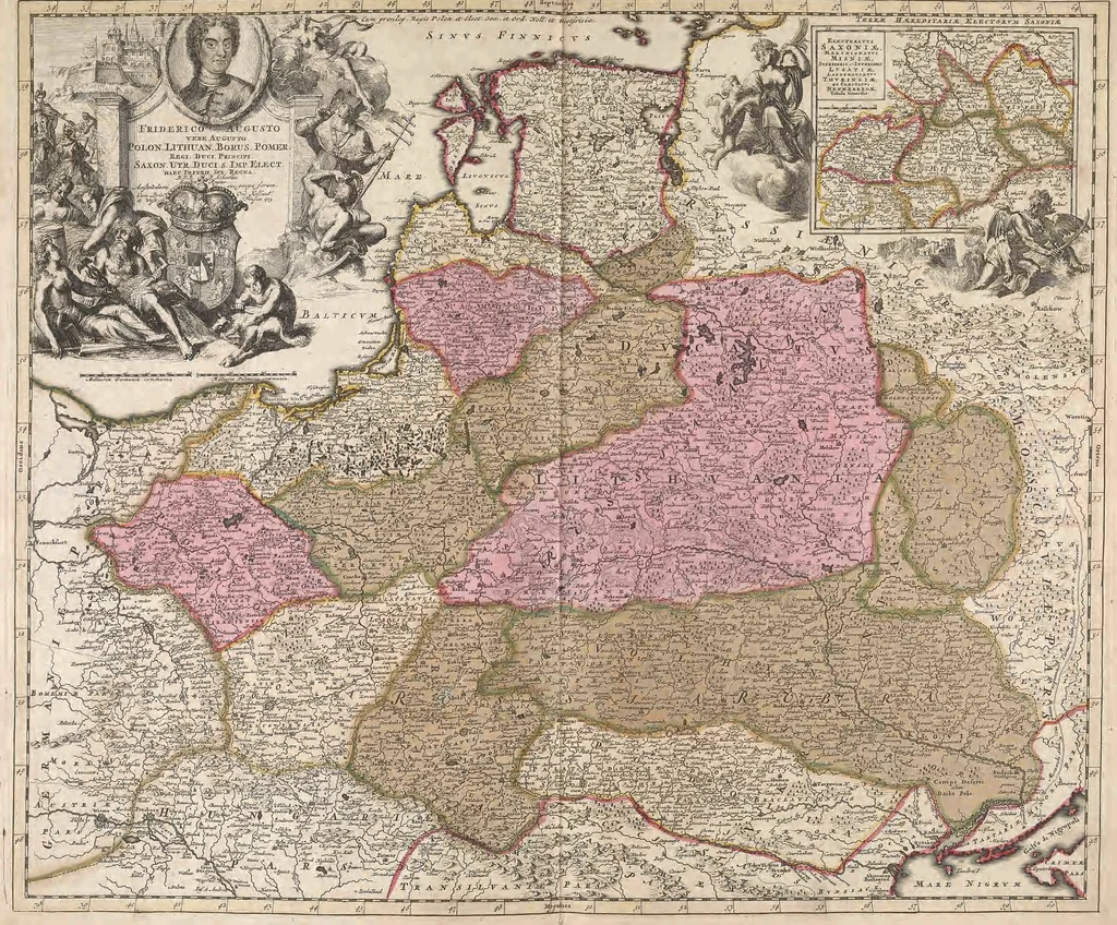 An illustration from A collection of maps of Europe, Asia, Africa, North America, and South America, circa 1700-1725, by Sr. Sanson, Guillieme de l'Isle, Peter Schenck, and others. [cartographic material], 1700, leaf 166