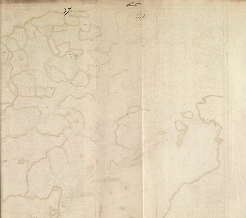 An illustration from A collection of maps of Europe, Asia, Africa, North America, and South America, circa 1700-1725, by Sr. Sanson, Guillieme de l'Isle, Peter Schenck, and others. [cartographic material], 1700, leaf 176