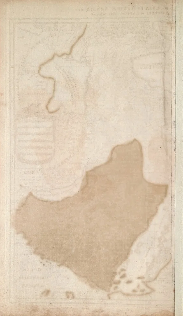 An illustration from A collection of maps of Europe, Asia, Africa, North America, and South America, circa 1700-1725, by Sr. Sanson, Guillieme de l'Isle, Peter Schenck, and others. [cartographic material], 1700, leaf 183