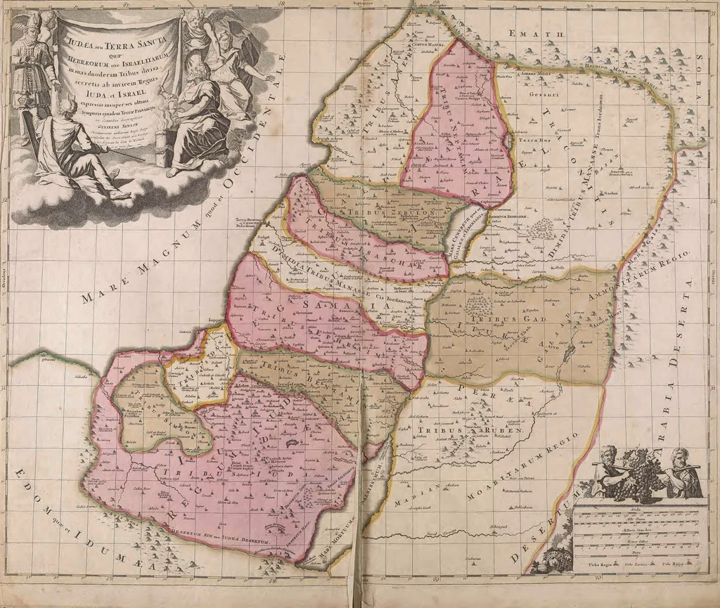 An illustration from A collection of maps of Europe, Asia, Africa, North America, and South America, circa 1700-1725, by Sr. Sanson, Guillieme de l'Isle, Peter Schenck, and others. [cartographic material], 1700, leaf 202