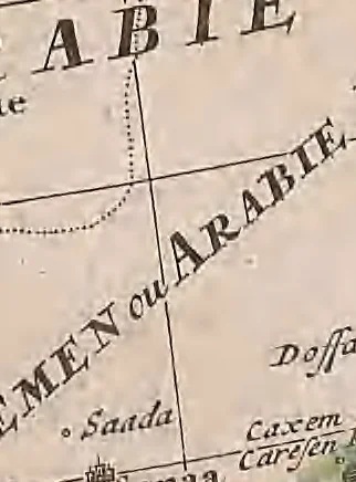 An illustration from A collection of maps of Europe, Asia, Africa, North America, and South America, circa 1700-1725, by Sr. Sanson, Guillieme de l'Isle, Peter Schenck, and others. [cartographic material], 1700, leaf 206