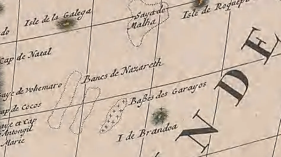 An illustration from A collection of maps of Europe, Asia, Africa, North America, and South America, circa 1700-1725, by Sr. Sanson, Guillieme de l'Isle, Peter Schenck, and others. [cartographic material], 1700, leaf 206