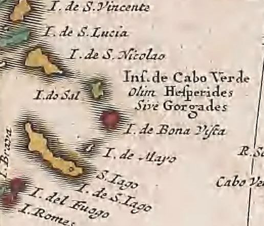 An illustration from A collection of maps of Europe, Asia, Africa, North America, and South America, circa 1700-1725, by Sr. Sanson, Guillieme de l'Isle, Peter Schenck, and others. [cartographic material], 1700, leaf 210