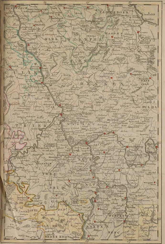 An illustration from A collection of maps of Europe, Asia, Africa, North America, and South America, circa 1700-1725, by Sr. Sanson, Guillieme de l'Isle, Peter Schenck, and others. [cartographic material], 1700, leaf 216