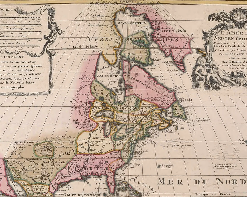 An illustration from A collection of maps of Europe, Asia, Africa, North America, and South America, circa 1700-1725, by Sr. Sanson, Guillieme de l'Isle, Peter Schenck, and others. [cartographic material], 1700, leaf 220
