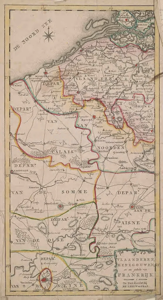 An illustration from A collection of maps of Europe, Asia, Africa, North America, and South America, circa 1700-1725, by Sr. Sanson, Guillieme de l'Isle, Peter Schenck, and others. [cartographic material], 1700, leaf 226