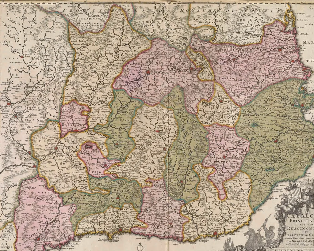An illustration from A collection of maps of Europe, Asia, Africa, North America, and South America, circa 1700-1725, by Sr. Sanson, Guillieme de l'Isle, Peter Schenck, and others. [cartographic material], 1700, leaf 26