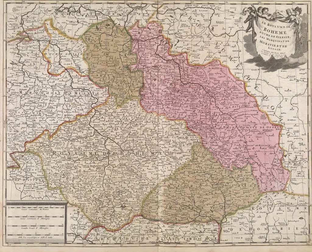 An illustration from A collection of maps of Europe, Asia, Africa, North America, and South America, circa 1700-1725, by Sr. Sanson, Guillieme de l'Isle, Peter Schenck, and others. [cartographic material], 1700, leaf 62