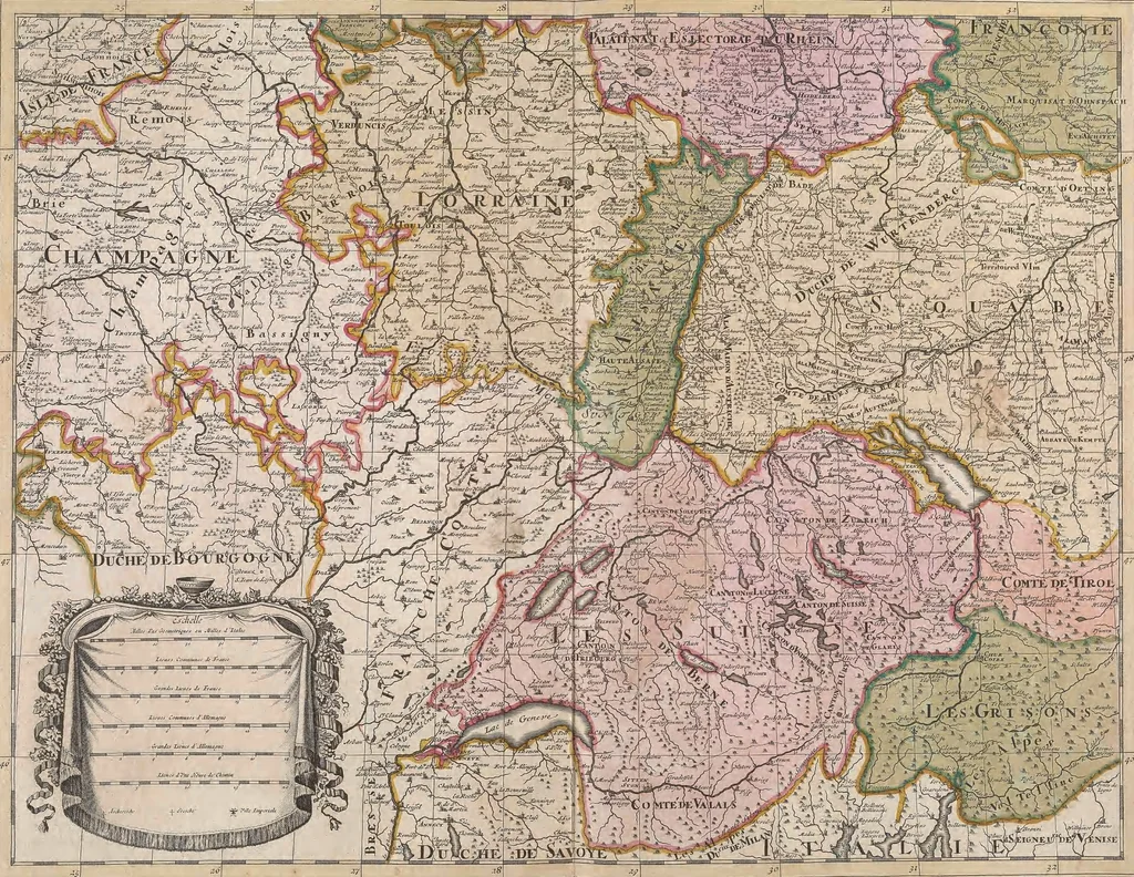An illustration from A collection of maps of Europe, Asia, Africa, North America, and South America, circa 1700-1725, by Sr. Sanson, Guillieme de l'Isle, Peter Schenck, and others. [cartographic material], 1700, leaf 70