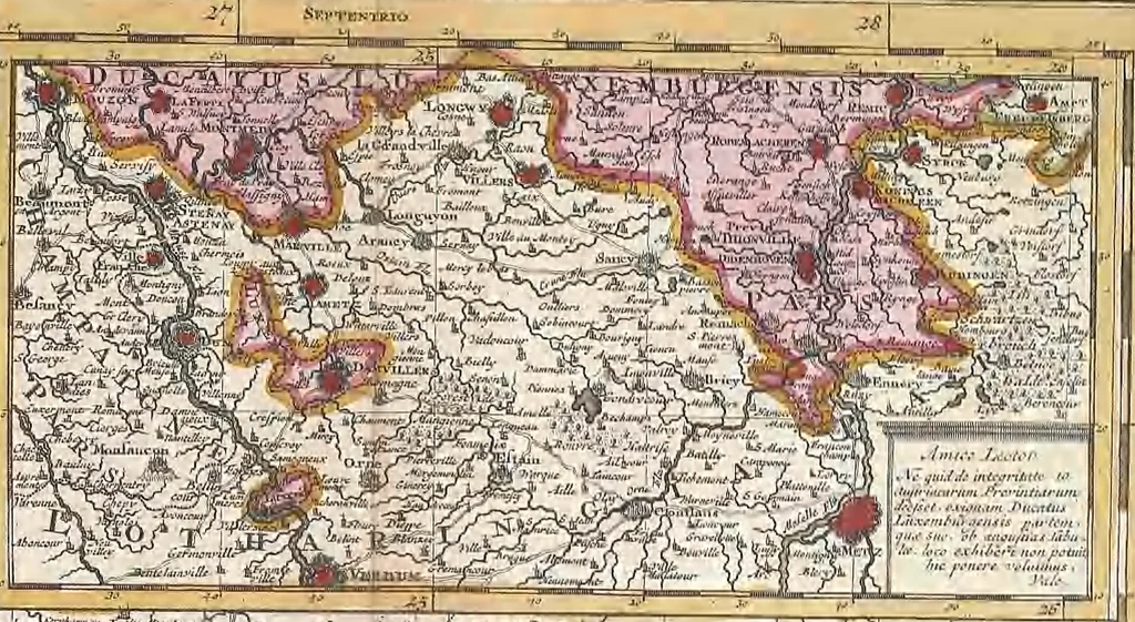 An illustration from A collection of maps of Europe, Asia, Africa, North America, and South America, circa 1700-1725, by Sr. Sanson, Guillieme de l'Isle, Peter Schenck, and others. [cartographic material], 1700, leaf 74