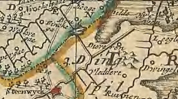 An illustration from A collection of maps of Europe, Asia, Africa, North America, and South America, circa 1700-1725, by Sr. Sanson, Guillieme de l'Isle, Peter Schenck, and others. [cartographic material], 1700, leaf 90