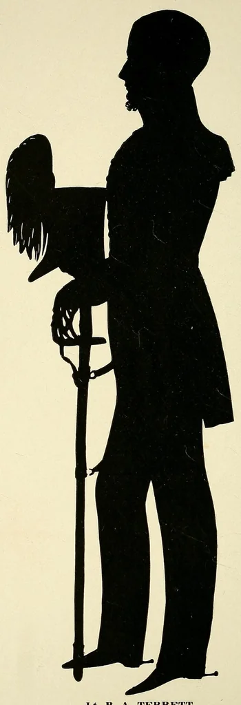 An illustration from The collection of American silhoutte portraits cut by August Edouart, 1913, leaf 18
