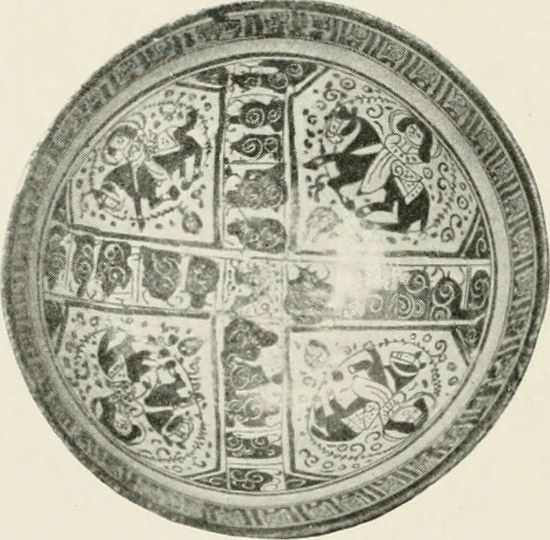 An illustration from A collection of ancient Chinese and Persian porcelain and pottery, Persian miniature paintings, books and manuscripts, consigned on account of the European war; also snuff bottles, jades and antique cloisonné enamels from another collector. To be sold ... May 4th, 5th, 6th, 7th and 8th, 1915 .., 1915, leaf 101