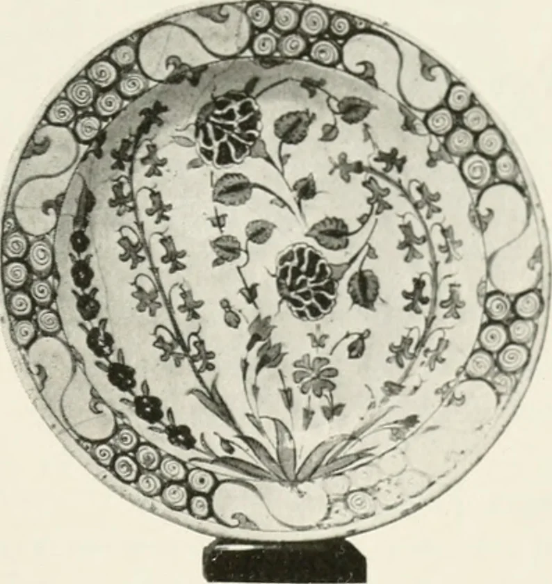 An illustration from A collection of ancient Chinese and Persian porcelain and pottery, Persian miniature paintings, books and manuscripts, consigned on account of the European war; also snuff bottles, jades and antique cloisonné enamels from another collector. To be sold ... May 4th, 5th, 6th, 7th and 8th, 1915 .., 1915, leaf 108