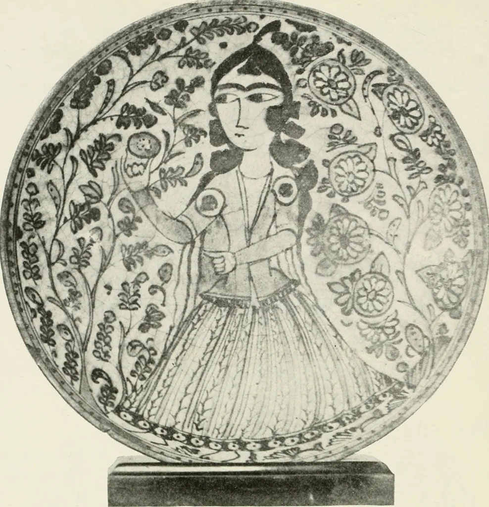 An illustration from A collection of ancient Chinese and Persian porcelain and pottery, Persian miniature paintings, books and manuscripts, consigned on account of the European war; also snuff bottles, jades and antique cloisonné enamels from another collector. To be sold ... May 4th, 5th, 6th, 7th and 8th, 1915 .., 1915, leaf 29