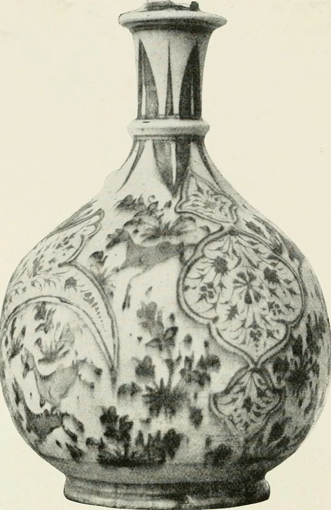 An illustration from A collection of ancient Chinese and Persian porcelain and pottery, Persian miniature paintings, books and manuscripts, consigned on account of the European war; also snuff bottles, jades and antique cloisonné enamels from another collector. To be sold ... May 4th, 5th, 6th, 7th and 8th, 1915 .., 1915, leaf 47