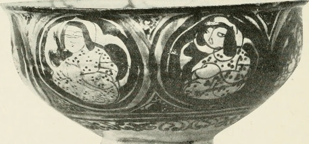 An illustration from A collection of ancient Chinese and Persian porcelain and pottery, Persian miniature paintings, books and manuscripts, consigned on account of the European war; also snuff bottles, jades and antique cloisonné enamels from another collector. To be sold ... May 4th, 5th, 6th, 7th and 8th, 1915 .., 1915, leaf 55