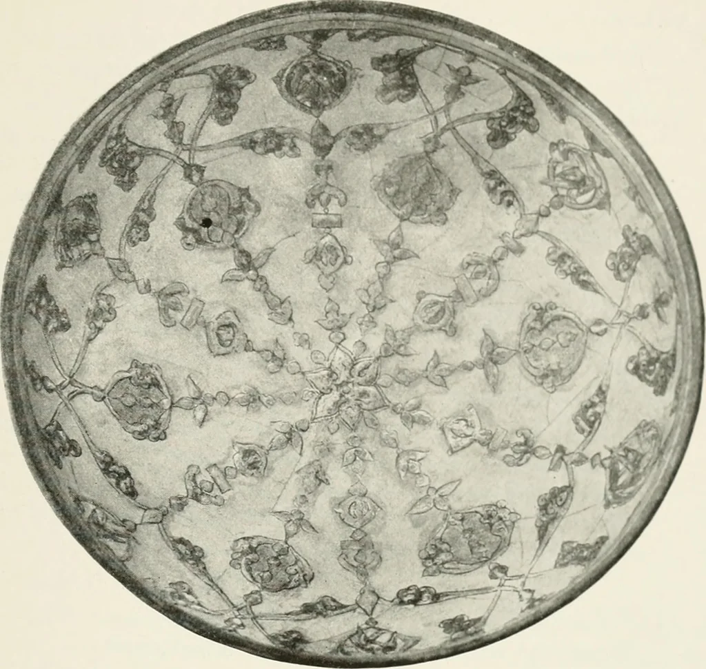 An illustration from A collection of ancient Chinese and Persian porcelain and pottery, Persian miniature paintings, books and manuscripts, consigned on account of the European war; also snuff bottles, jades and antique cloisonné enamels from another collector. To be sold ... May 4th, 5th, 6th, 7th and 8th, 1915 .., 1915, leaf 56