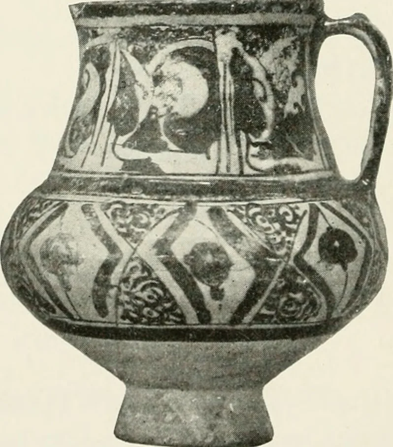 An illustration from A collection of ancient Chinese and Persian porcelain and pottery, Persian miniature paintings, books and manuscripts, consigned on account of the European war; also snuff bottles, jades and antique cloisonné enamels from another collector. To be sold ... May 4th, 5th, 6th, 7th and 8th, 1915 .., 1915, leaf 75