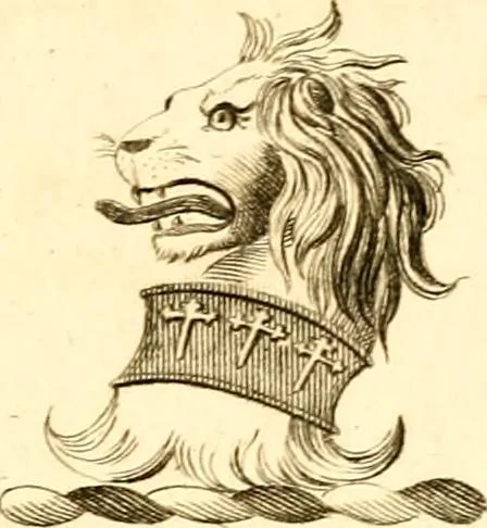 An illustration from A collection of armorial bearings, inscriptions, etc., in the Church of St. Nicholas, Newcastle on Tyne, and chapelries of Gosforth & Cramlington, Northumberland. To which is prefixed a historical account of the Church of St. Nicholas, 1820, leaf 170