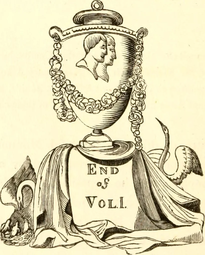 An illustration from A collection of armorial bearings, inscriptions, etc., in the Church of St. Nicholas, Newcastle on Tyne, and chapelries of Gosforth & Cramlington, Northumberland. To which is prefixed a historical account of the Church of St. Nicholas, 1820, leaf 217