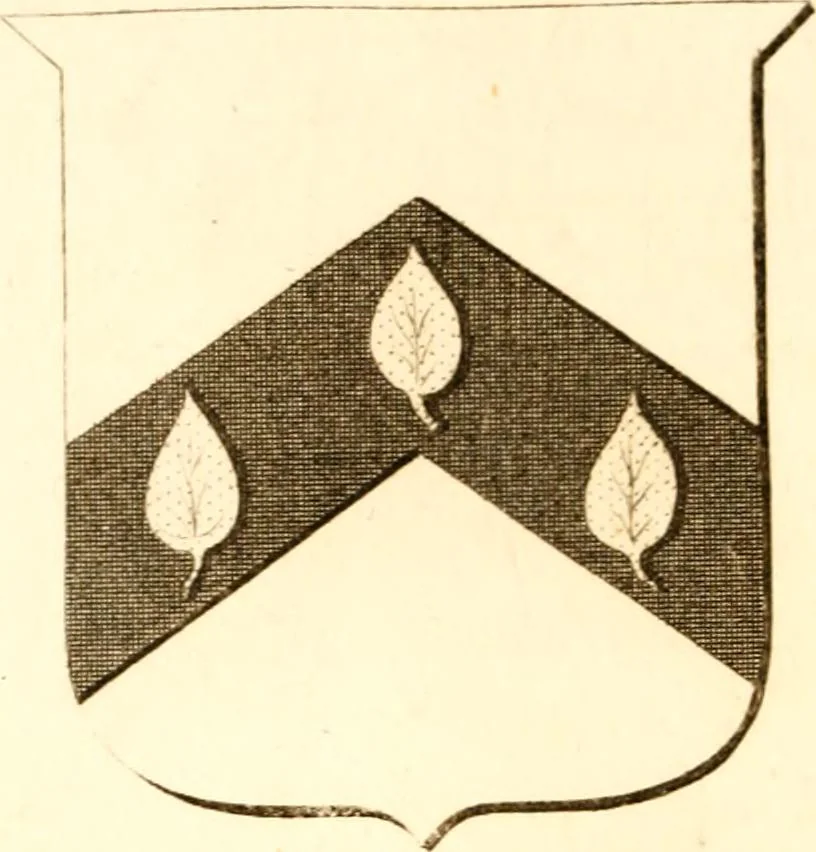 An illustration from A collection of armorial bearings, inscriptions, etc., in the Church of St. Nicholas, Newcastle on Tyne, and chapelries of Gosforth & Cramlington, Northumberland. To which is prefixed a historical account of the Church of St. Nicholas, 1820, leaf 357