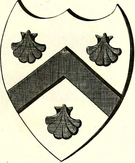 An illustration from A Collection of coats of arms borne by the nobility and gentry of the county of Glocester, 1792, leaf 126