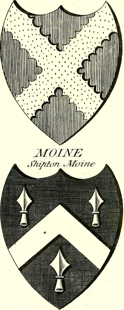 An illustration from A Collection of coats of arms borne by the nobility and gentry of the county of Glocester, 1792, leaf 130
