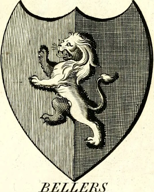 An illustration from A Collection of coats of arms borne by the nobility and gentry of the county of Glocester, 1792, leaf 66