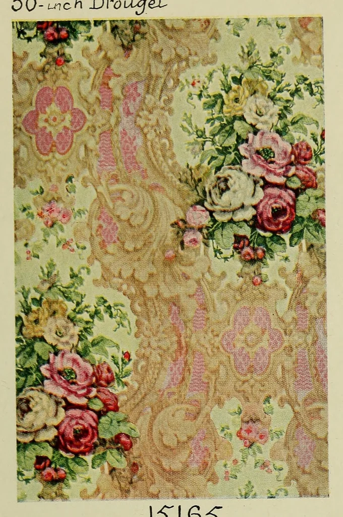 An illustration from A Collection of distinctive hand-block printed linens & cretonnes, 1900, leaf 23