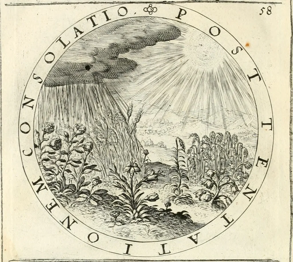 An illustration from A collection of emblemes, ancient and moderne : quickened vvith metricall illustrations, both morall and divine : and disposed into lotteries, that instruction and good counsell may bee furthered by an honest and pleasant recreation, 1635, leaf 101