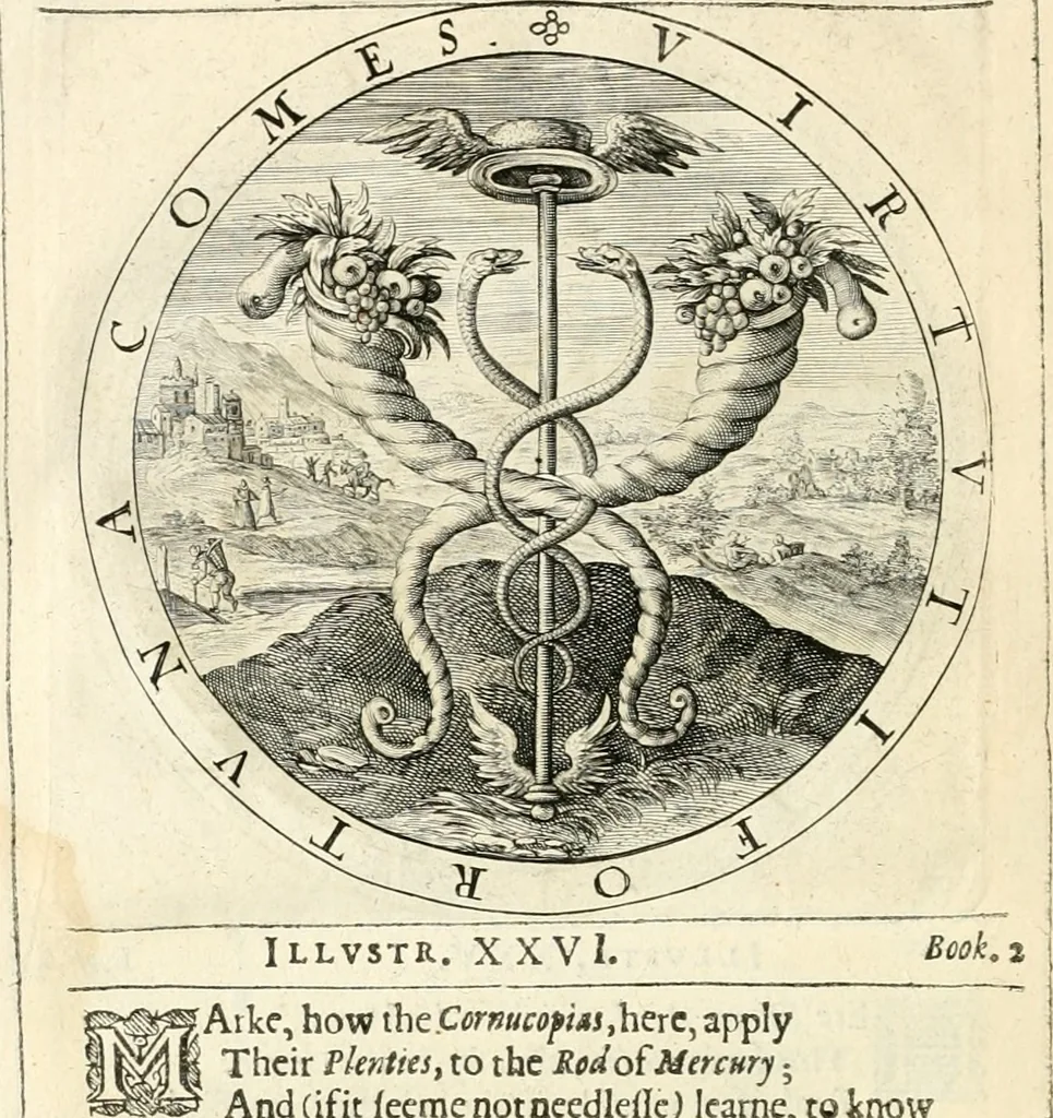 An illustration from A collection of emblemes, ancient and moderne : quickened vvith metricall illustrations, both morall and divine : and disposed into lotteries, that instruction and good counsell may bee furthered by an honest and pleasant recreation, 1635, leaf 119