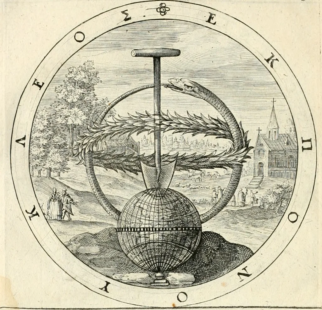 An illustration from A collection of emblemes, ancient and moderne : quickened vvith metricall illustrations, both morall and divine : and disposed into lotteries, that instruction and good counsell may bee furthered by an honest and pleasant recreation, 1635, leaf 123