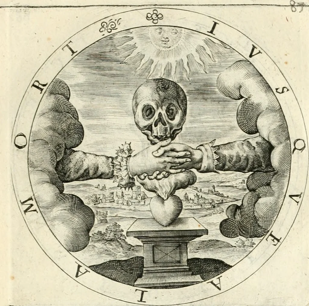 An illustration from A collection of emblemes, ancient and moderne : quickened vvith metricall illustrations, both morall and divine : and disposed into lotteries, that instruction and good counsell may bee furthered by an honest and pleasant recreation, 1635, leaf 130