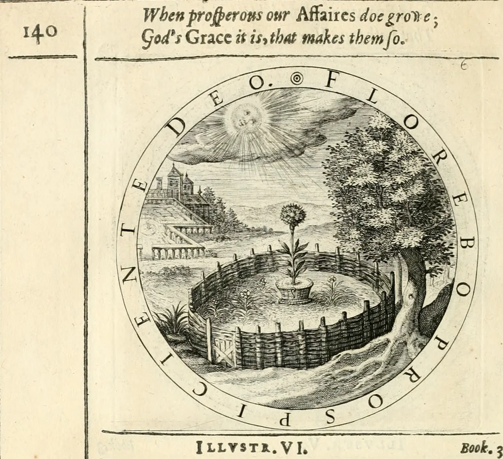 An illustration from A collection of emblemes, ancient and moderne : quickened vvith metricall illustrations, both morall and divine : and disposed into lotteries, that instruction and good counsell may bee furthered by an honest and pleasant recreation, 1635, leaf 167