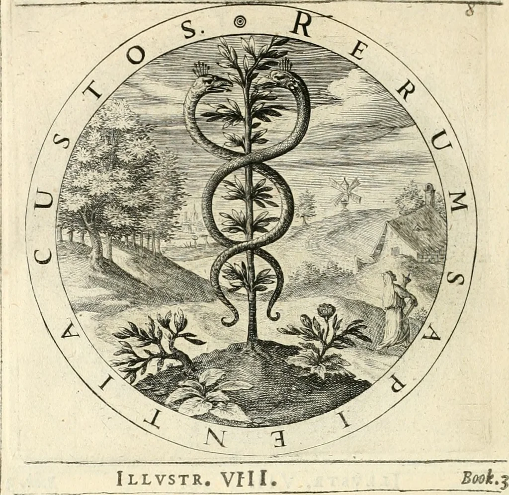 An illustration from A collection of emblemes, ancient and moderne : quickened vvith metricall illustrations, both morall and divine : and disposed into lotteries, that instruction and good counsell may bee furthered by an honest and pleasant recreation, 1635, leaf 169