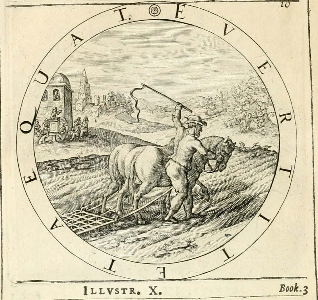An illustration from A collection of emblemes, ancient and moderne : quickened vvith metricall illustrations, both morall and divine : and disposed into lotteries, that instruction and good counsell may bee furthered by an honest and pleasant recreation, 1635, leaf 171