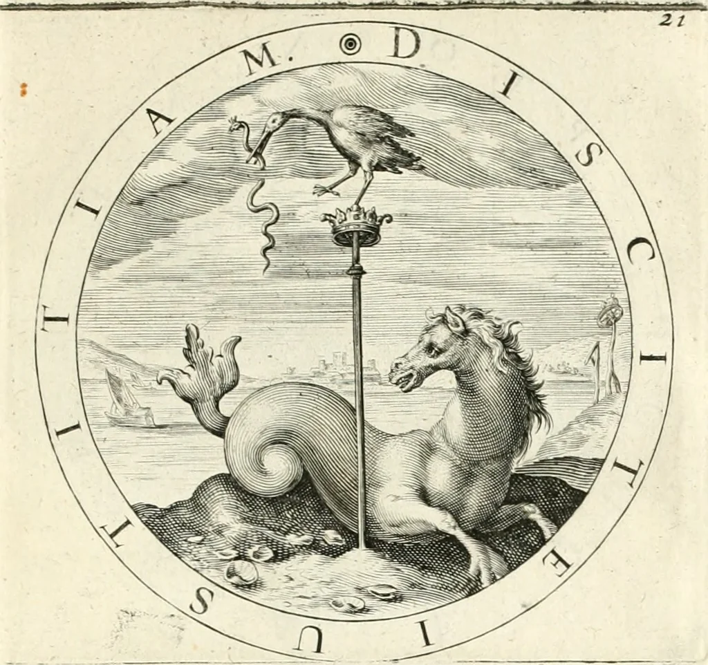 An illustration from A collection of emblemes, ancient and moderne : quickened vvith metricall illustrations, both morall and divine : and disposed into lotteries, that instruction and good counsell may bee furthered by an honest and pleasant recreation, 1635, leaf 182