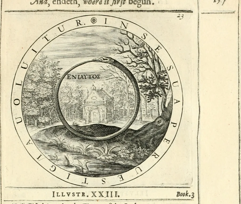 An illustration from A collection of emblemes, ancient and moderne : quickened vvith metricall illustrations, both morall and divine : and disposed into lotteries, that instruction and good counsell may bee furthered by an honest and pleasant recreation, 1635, leaf 184