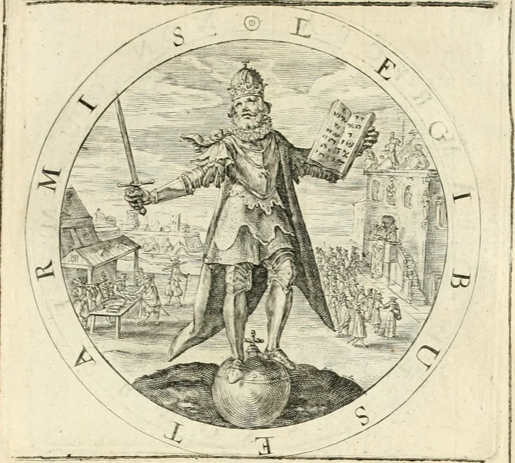 An illustration from A collection of emblemes, ancient and moderne : quickened vvith metricall illustrations, both morall and divine : and disposed into lotteries, that instruction and good counsell may bee furthered by an honest and pleasant recreation, 1635, leaf 190